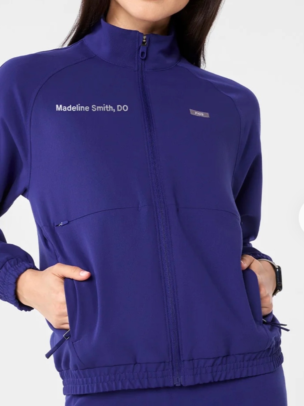 NWOT Figs Sydney Scrub Jacket in Limited Edition Deep Royal Blue 💙 Size Small